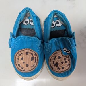 Toms Blue and Brown Baby Walker Shoes
